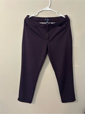 GAP Plum Slim Ponte Trousers